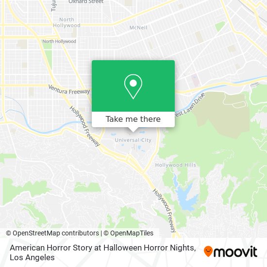 American Horror Story at Halloween Horror Nights map