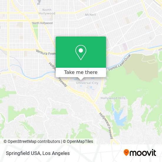 Springfield USA map