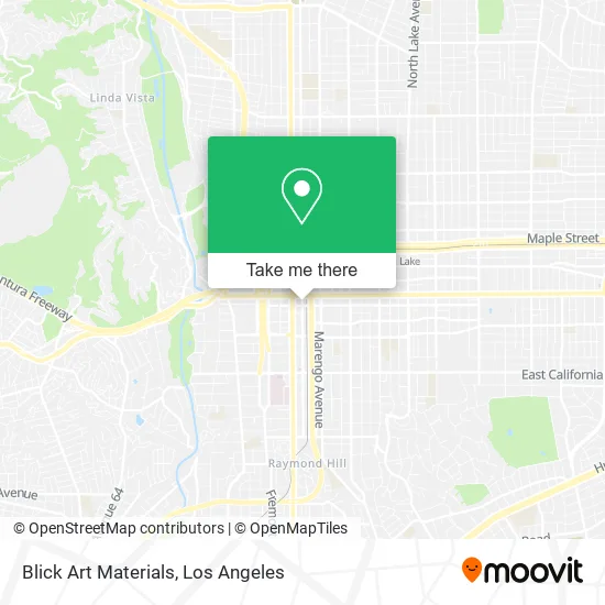 Blick Art Materials map