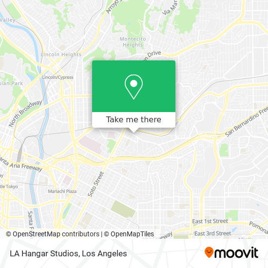 LA Hangar Studios map