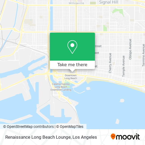 Renaissance Long Beach Lounge map