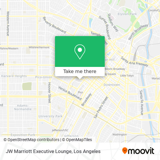 JW Marriott Executive Lounge map