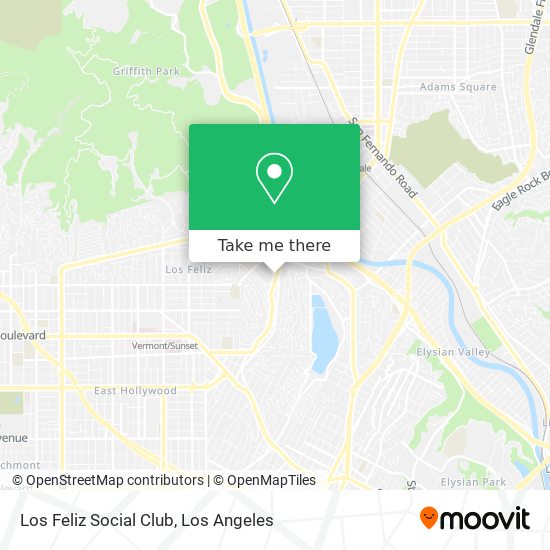 Mapa de Los Feliz Social Club