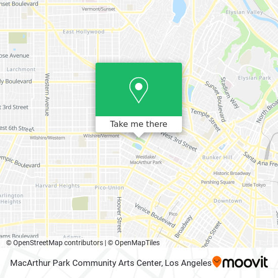 Mapa de MacArthur Park Community Arts Center