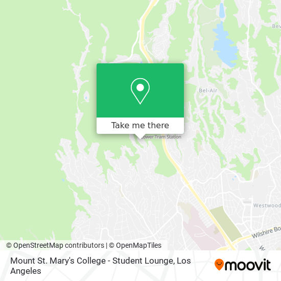 Mount St. Mary's College - Student Lounge map