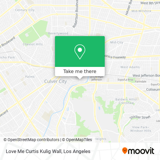 Mapa de Love Me Curtis Kulig Wall