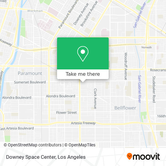 Downey Space Center map