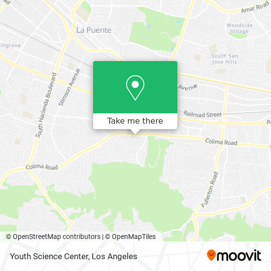 Youth Science Center map
