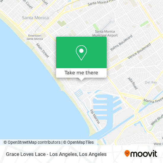 Grace Loves Lace - Los Angeles map