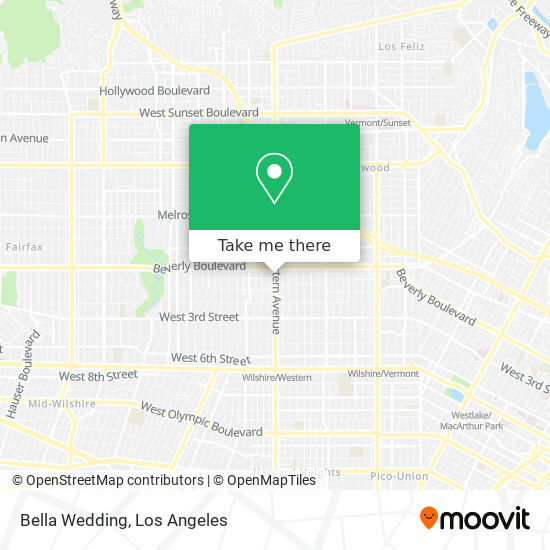 Bella Wedding map