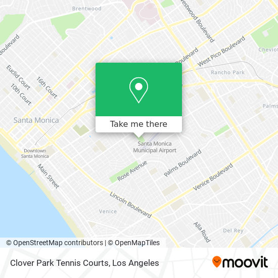 Mapa de Clover Park Tennis Courts