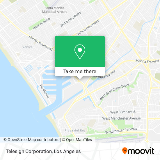 Mapa de Telesign Corporation