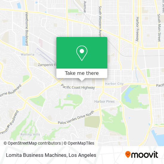 Lomita Business Machines map