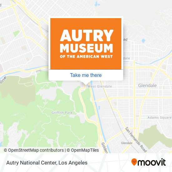 Autry National Center map