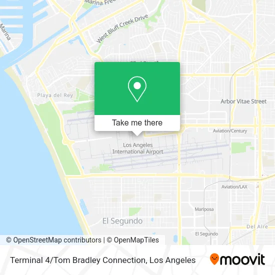 Mapa de Terminal 4 / Tom Bradley Connection