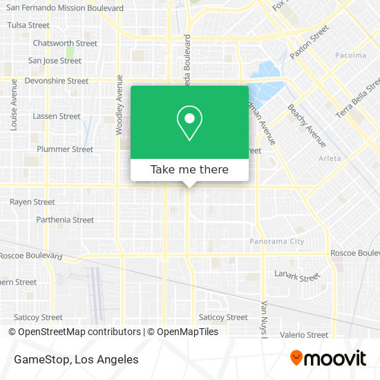 GameStop map