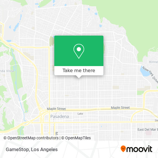 GameStop map