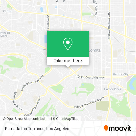 Ramada Inn Torrance map