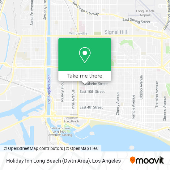 Mapa de Holiday Inn Long Beach (Dwtn Area)