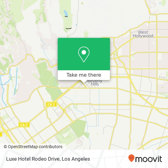 Luxe Hotel Rodeo Drive map