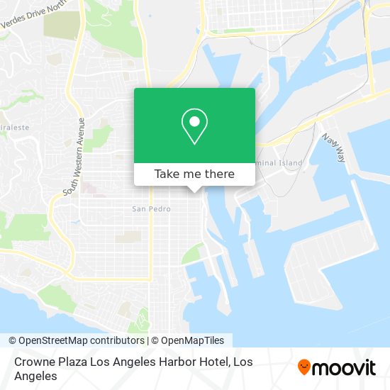 Crowne Plaza Los Angeles Harbor Hotel map