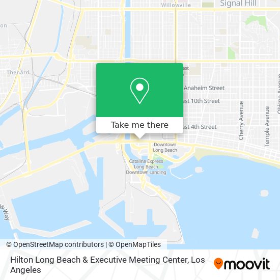 Hilton Long Beach & Executive Meeting Center map
