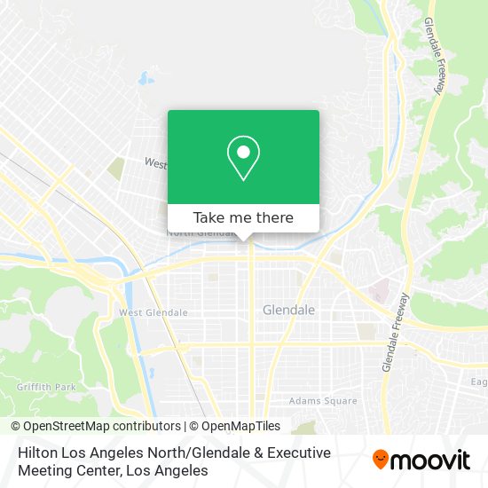 Hilton Los Angeles North / Glendale & Executive Meeting Center map