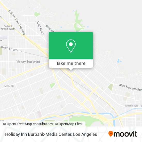 Mapa de Holiday Inn Burbank-Media Center
