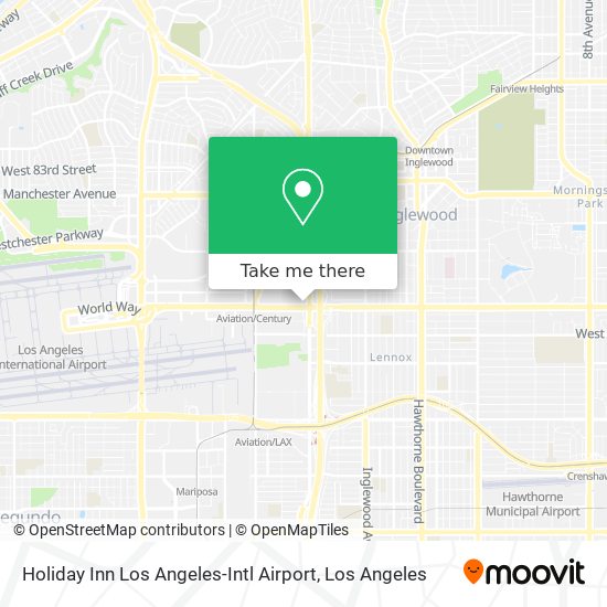 Holiday Inn Los Angeles-Intl Airport map