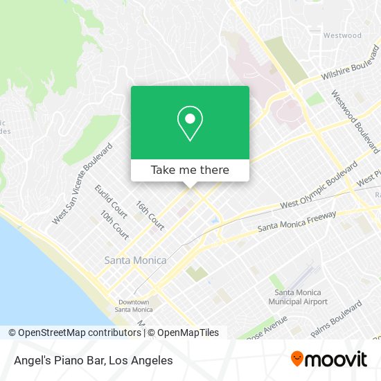 Angel's Piano Bar map