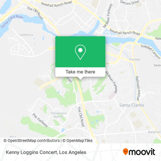 Kenny Loggins Concert map