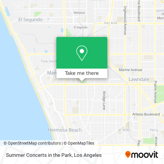 Summer Concerts in the Park map