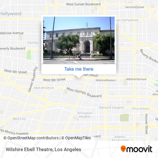Wilshire Ebell Theatre map