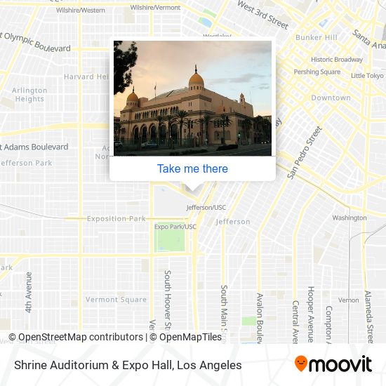 Shrine Auditorium & Expo Hall map