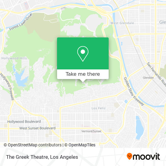 The Greek Theatre map