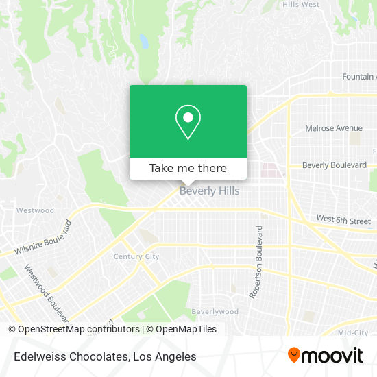 Edelweiss Chocolates map