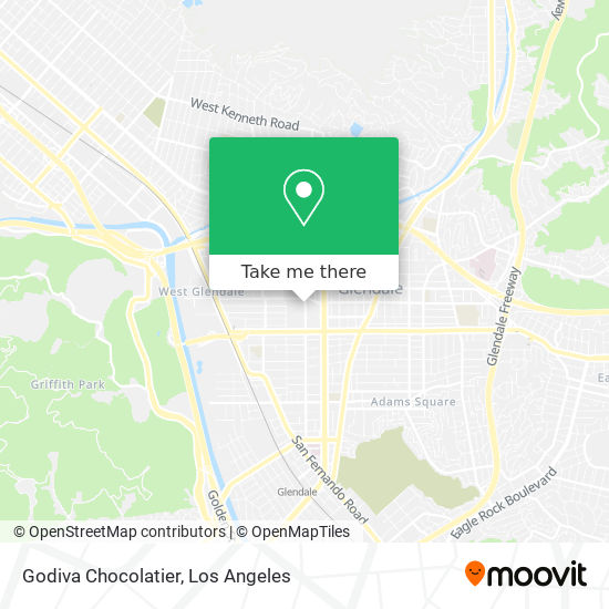 Mapa de Godiva Chocolatier