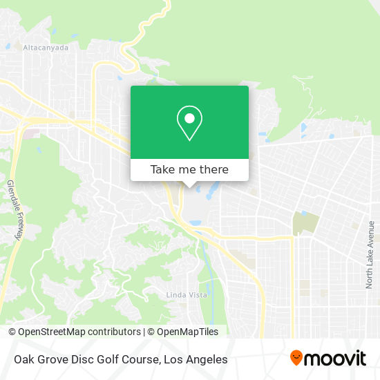 Mapa de Oak Grove Disc Golf Course