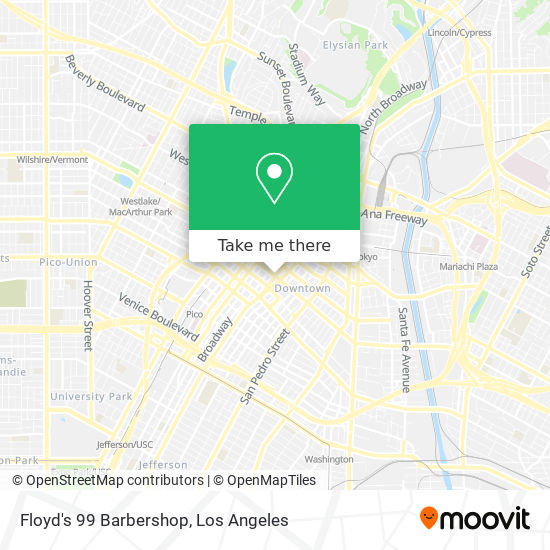 Mapa de Floyd's 99 Barbershop