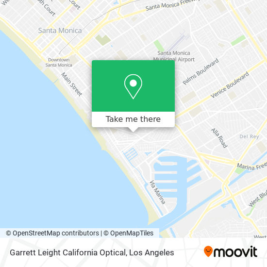 Mapa de Garrett Leight California Optical