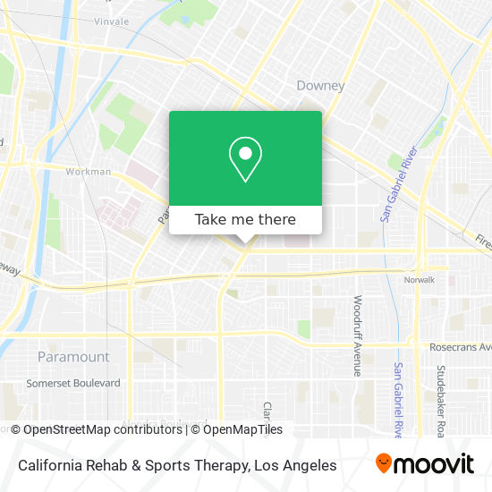 California Rehab & Sports Therapy map