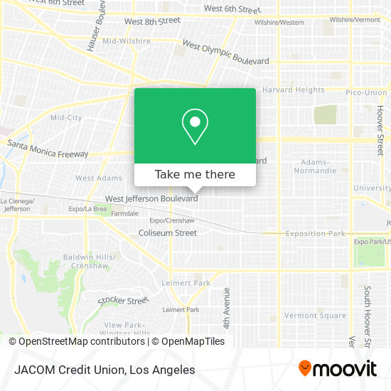 JACOM Credit Union map