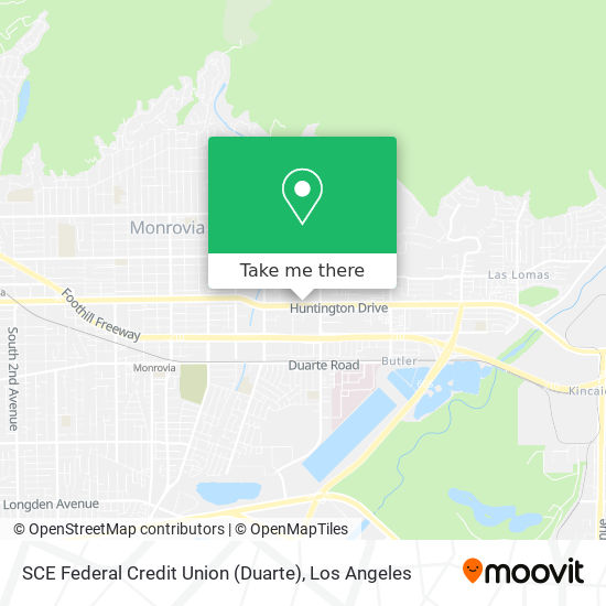 SCE Federal Credit Union (Duarte) map