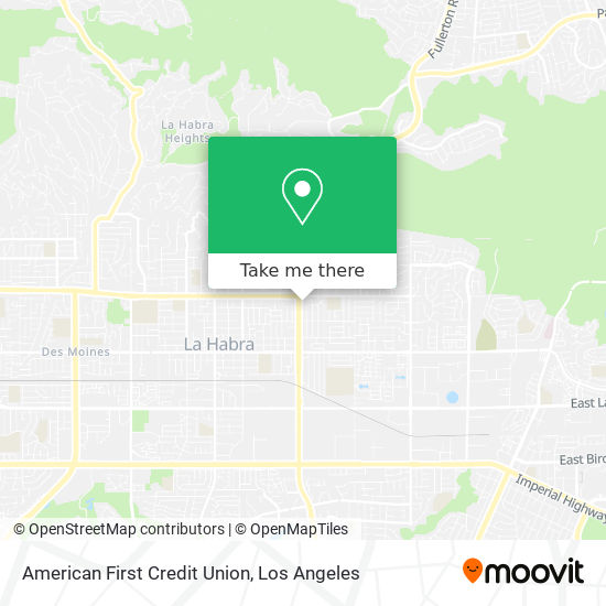 American First Credit Union map