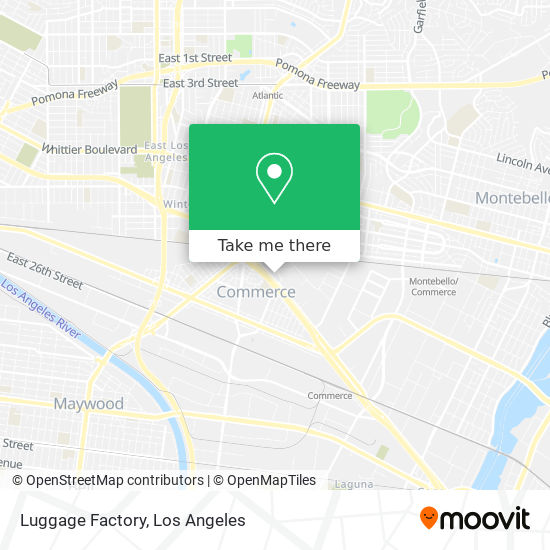 Luggage Factory map