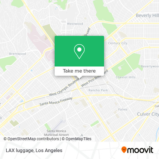 Mapa de LAX luggage