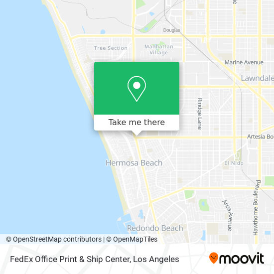 Mapa de FedEx Office Print & Ship Center