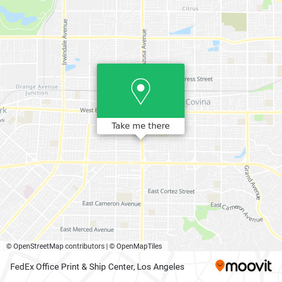 Mapa de FedEx Office Print & Ship Center