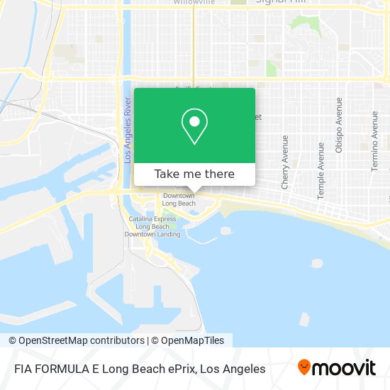 FIA FORMULA E Long Beach ePrix map