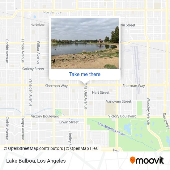 Lake Balboa map